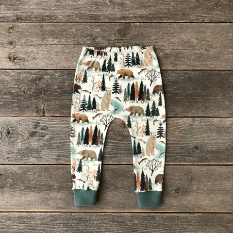 Fishing Bears Leggings (light)