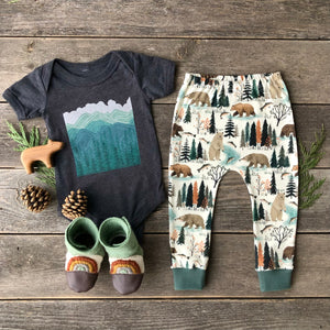 Fishing Bears Leggings (light)